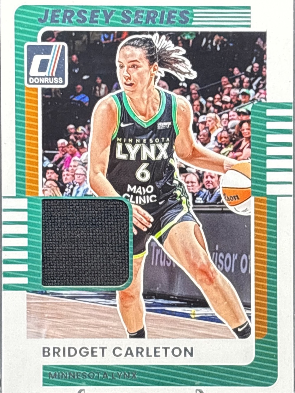 Panini Donruss Jersey Series Bridget Carleton MEM Basketball Trading Card